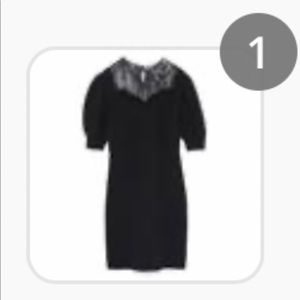 Snidel Japanese See through tight mini knit dress